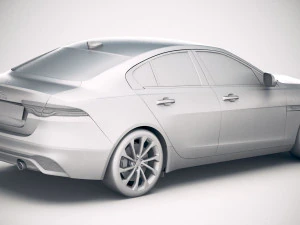 Jaguar XE 2020 3D Model