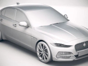 Jaguar XE 2020 3D Model