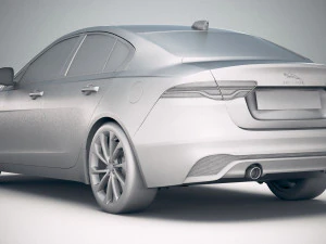 Jaguar XE 2020 3D Model