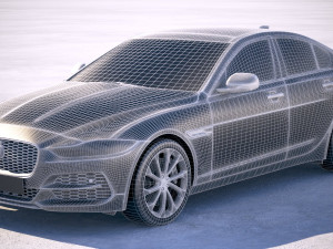 Jaguar XE 2020 3D Model