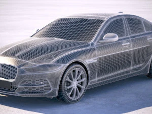 Jaguar XE 2020 3D Model