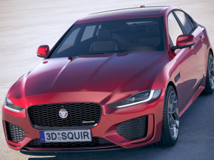 Jaguar XE R-Dynamic 2020 Modelo 3D