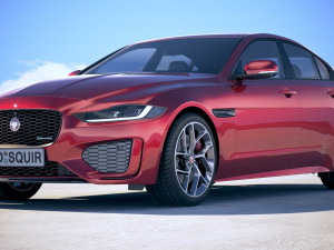Jaguar XE R-Dynamic 2020 Modelo 3D