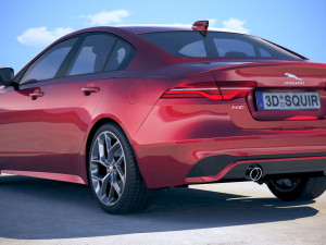 Jaguar XE R-Dynamic 2020 Modelo 3D