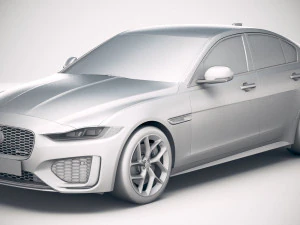 Jaguar XE R-Dynamic 2020 3D Model