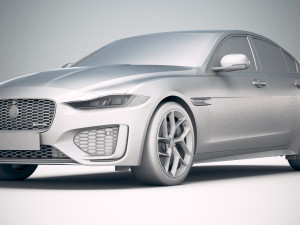 Jaguar XE R-Dynamic 2020 Modelo 3D
