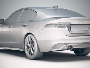 Jaguar XE R-Dynamic 2020 Modelo 3D