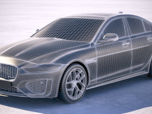 Jaguar XE R-Dynamic 2020 Modelo 3D