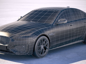 Jaguar XE R-Dynamic 2020 Modelo 3D