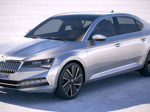 Skoda Superb IV 2020 3D मॉडल