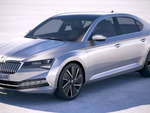 Skoda Superb IV 2020 Modello 3D