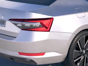 Skoda Superb IV 2020 3D Model