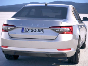Skoda Superb IV 2020 3D Model