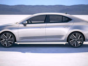 Skoda Superb IV 2020 Modello 3D