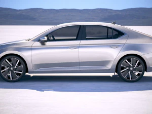 Skoda Superb IV 2020 3D Model