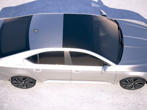 Skoda Superb IV 2020 Modello 3D