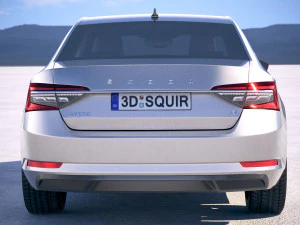 Skoda Superb IV 2020 3D Model