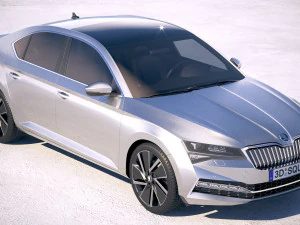 Skoda Superb IV 2020 3D Model