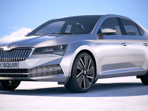 Skoda Superb IV 2020 3D Model