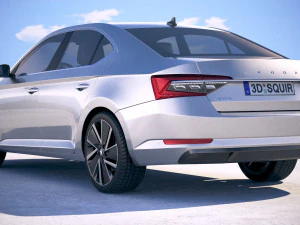 Skoda Superb IV 2020 3D Model