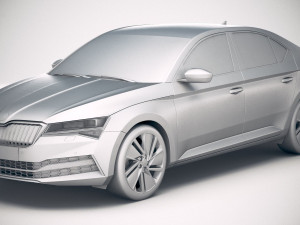 Skoda Superb IV 2020 Modello 3D