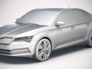 Skoda Superb IV 2020 3D Model