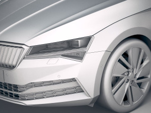 Skoda Superb IV 2020 Modello 3D