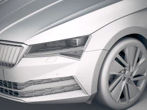 Skoda Superb IV 2020 3D Model