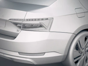 Skoda Superb IV 2020 3D Model