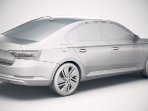 Skoda Superb IV 2020 Modello 3D