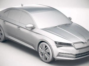 Skoda Superb IV 2020 3D Model