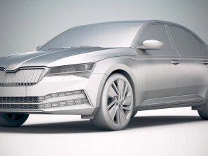 Skoda Superb IV 2020 3D Model