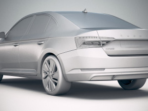 Skoda Superb IV 2020 Modello 3D