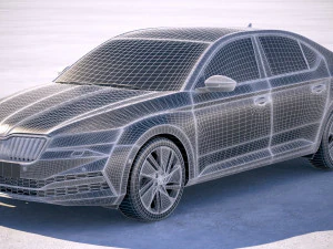 Skoda Superb IV 2020 3D Model