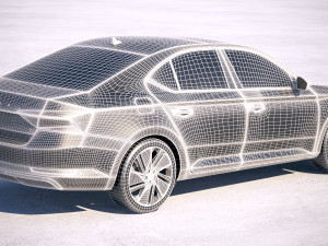 Skoda Superb IV 2020 Modello 3D