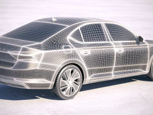 Skoda Superb IV 2020 3D Model
