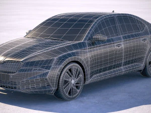 Skoda Superb IV 2020 3D Model