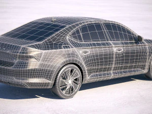 Skoda Superb IV 2020 3D Model