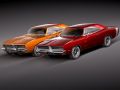 Dodge Charger 1969 RT - General Lee Modello 3D