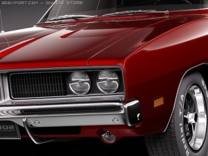 Dodge Charger 1969 RT - General Lee Modelo 3D