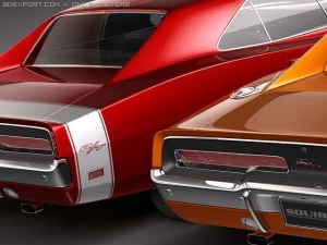 Dodge Charger 1969 RT - General Lee 3D Model