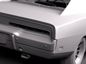 Dodge Charger 1969 RT - General Lee Modelo 3D