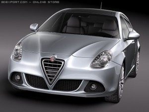 Alfa Romeo Giulietta 2011 3D Модель