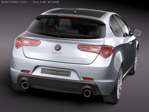 Alfa Romeo Giulietta 2011 3D Модель