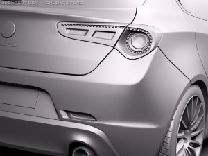 Alfa Romeo Giulietta 2011 3D Модель