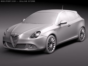 Alfa Romeo Giulietta 2011 3D Модель