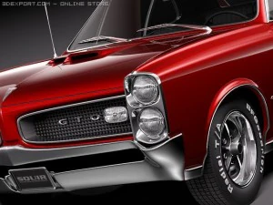 Pontiac GTO 1966 3D Model