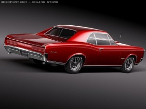 Pontiac GTO 1966 3D 모델
