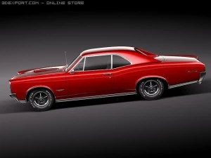 Pontiac GTO 1966 3D Model