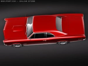 Pontiac GTO 1966 3D Model